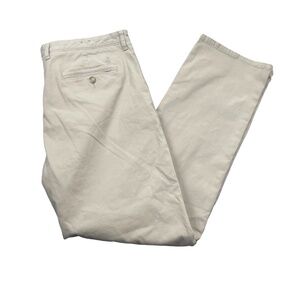 Johnnie-O 40 x 34 Khaki Zipper Straight Leg Pants  Cotton Blend‎ Pockets - Pict